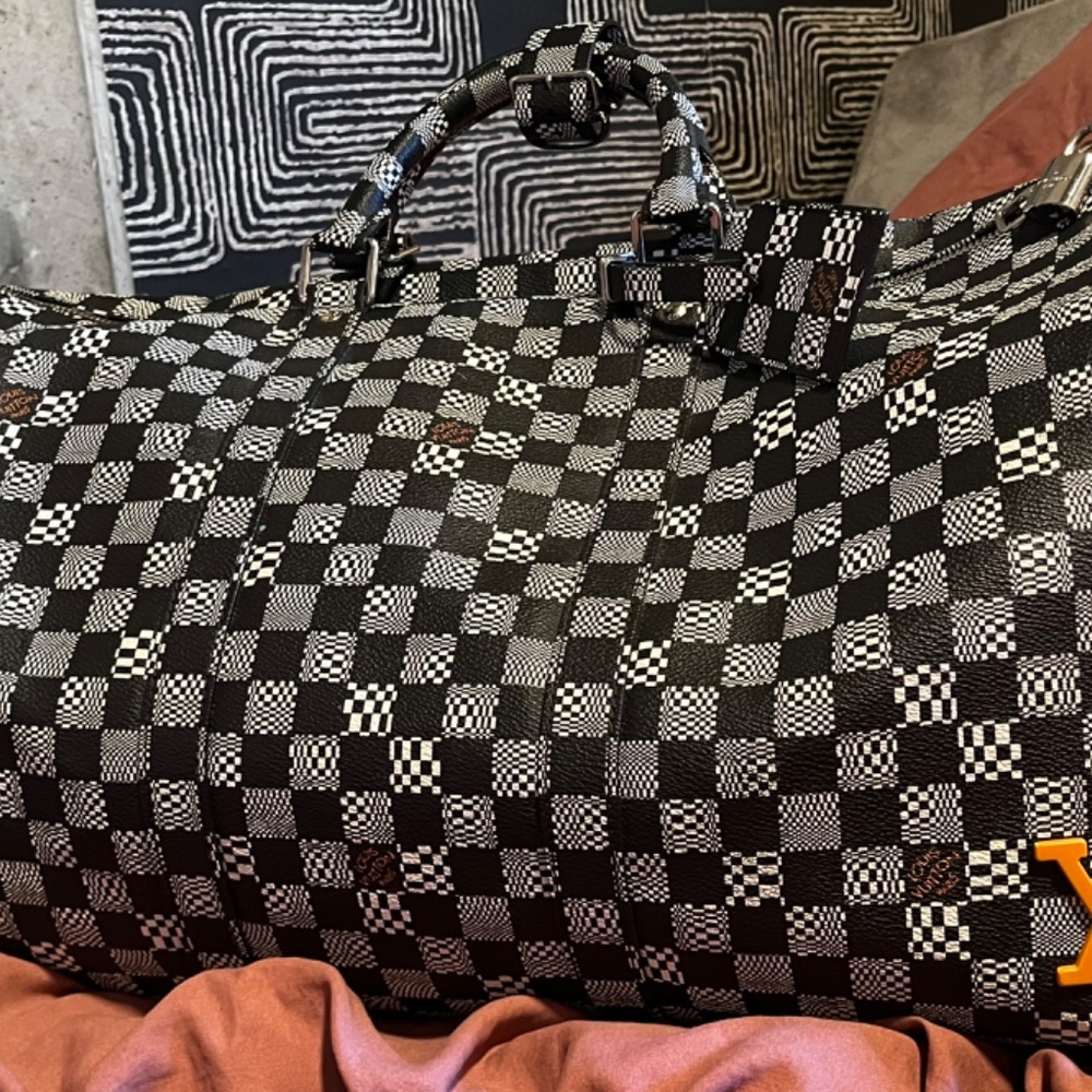 Louis Vuitton Distorted Damier keepall 50 - Picture 13 of 13